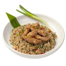 •ข้าวผัดคั่วพริกเกลือสันคอหมู