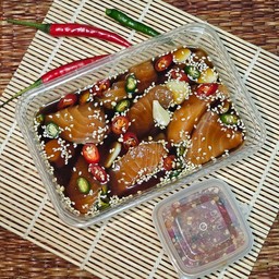 แซลมอนดองซอิ๊ว 100g