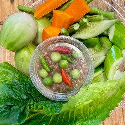 ชุดผัก_น้ำพริกกะปิ
