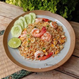 ข้าวผัดกุ้ง(ไม่ได้แถมไข่ดาว)