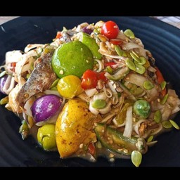 @1 . ตำแซ่บลาวปูนาปลาร้าสดต่อน รสจัดจ้านแซ่บนัว