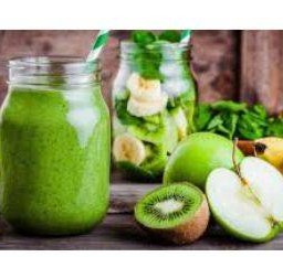 กีวี่ แอปเปิ้ลเขียว สับปะรด มะนาว ปั่น