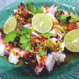 SB010หมึกไข่นึ่งมะนาว