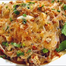 ลาบวุ้นเส้นหมูสับ