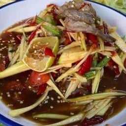 ตำมะม่วงกุ้งสด/တန်း မန်းမွတ် ဂူစောင်