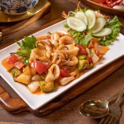 M40.ปลาหมึกผัดไข่เค็ม