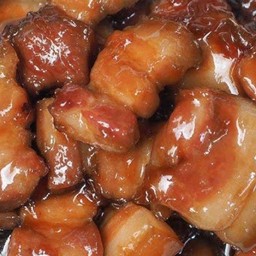 หมูหวาน กับข้าว