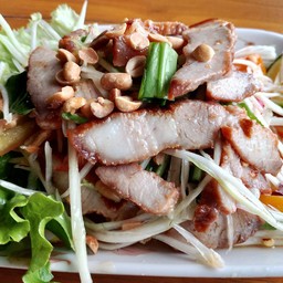 ตำคอหมูย่าง