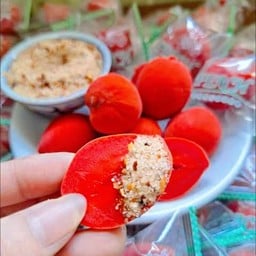 ลูกพีชแดงกรอบ +พริกเกลือ