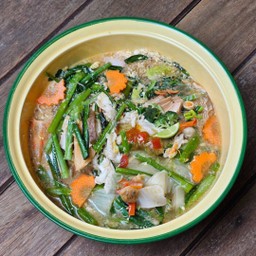 สุกี้แห้งผัก