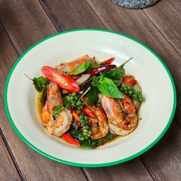 ผัดขี้เมากุ้ง