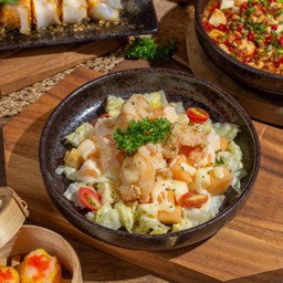 H14. กุ้งทอดครีมสลัด