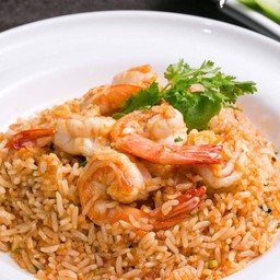 ข้าวผัดมันกุ้ง