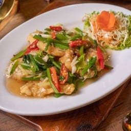 M43. ปลากะพงผัดขึ้นฉ่าย