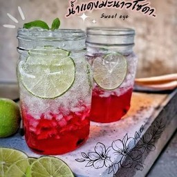 น้ำแดงมะนาวโซดา