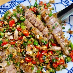 เนื้อกั้งผัดพริกเกลือ(หรือกระเทียม)