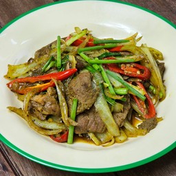 ตับผัดผงกะหรี่