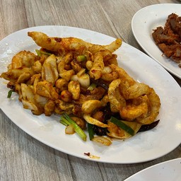 กระเพาะปลาผัดแห้ง