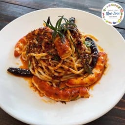 สปาเกตตี้ผัดต้มยำกุ้ง