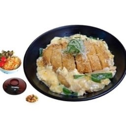 ข้าวหน้าหมูทอดราดไข่(R164)