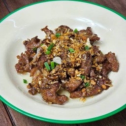 เป็ดทอดกระเทียม