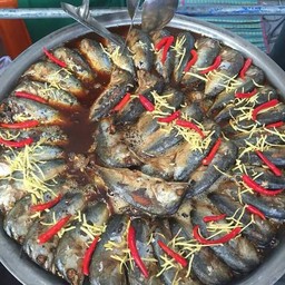 ปลาทูต้มเค็มตัวละ60สามตัว150