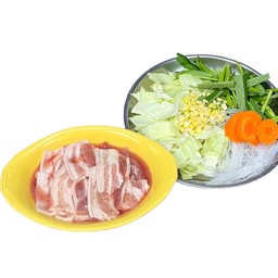 ชุดหมูสามชั้นล้วน