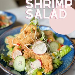 สลัดกุ้งทอด