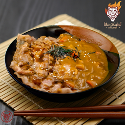 (New) ข้าวญี่ปุ่นแกงกะหรี่เนื้อเสือร้องไห้