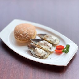 หอยแมลงภู่นิวซีแลนด์ อบชีส (ชุดเล็ก 3ตัว)