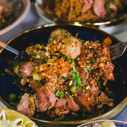 เหลายำแห้งเนื้อ