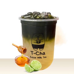 ชาเขียวน้ำผึ้งมะนาวL