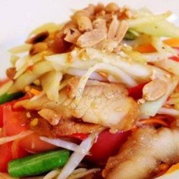 ตำไทยคอหมูย่าง