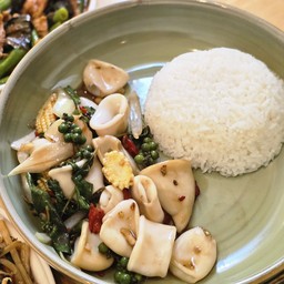 ข้าวราด ผัดขี้เมา