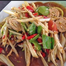 ตำลาวหมูยอ