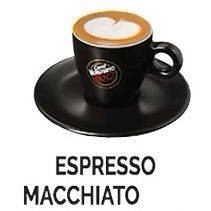 กาแฟเอสเพรสโซ่มัคคิอาโต้ร้อน