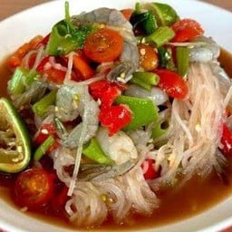 ตำเส้นเล็กกุ้งสด
