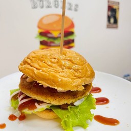 เบอร์เกอร์ไก่ Chicken Burger