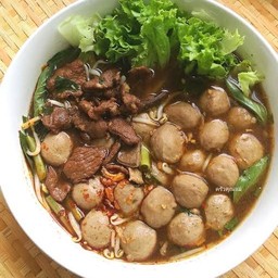 เกาเหลาเนื้อ+ลูกชิ้น