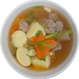 แกงจืดเต้าหู้เนื้อสับ