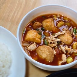 ข้าวราดเต้าหู้ทรงเครื่อง