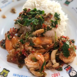 กะเพราทะเลราดข้าว