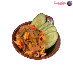 ยำปลาหมึกดองแบบญี่ปุ่น (Ika No Shio Spicy)