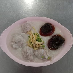 โจ๊กหมูสับอย่างเดียวใส่ไข่เยี่ยวม้าไม่ใส่เครื่องใน