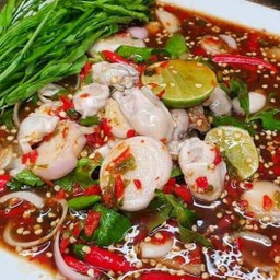 ยำเหลาหอยนางรมทรงเครื่อง