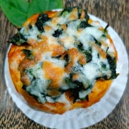 มินิ พิซซ่า ผักโขม