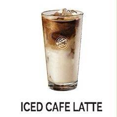 กาแฟลาเต้เย็น