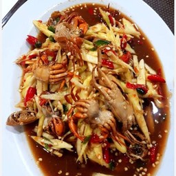 ตำมะม่วงปูนา