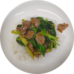 ข้าวคะน้าน้ำมันหอย