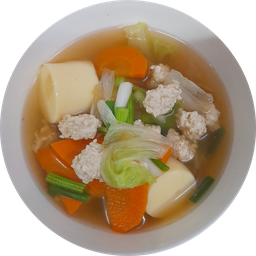 แกงจืดเต้าหู้ไก่สับ